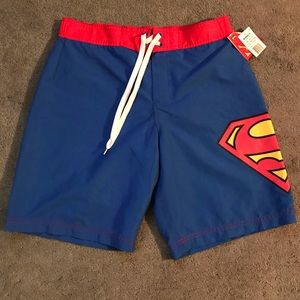 superman swim trunks